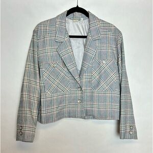 Vintage Plaid Blazer